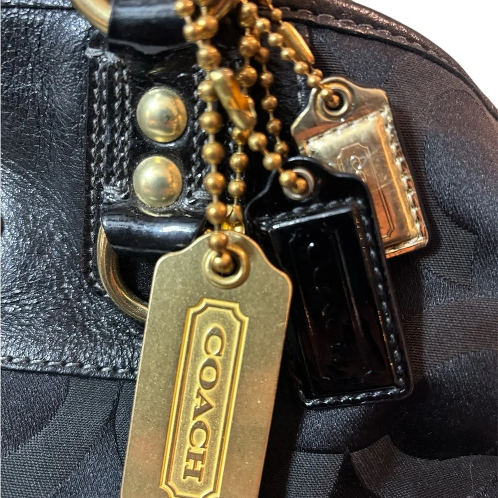 Coach Madison Op Art Sabrina Satchel Bag w/3 hang tags - Picture 2 of 11